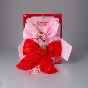 🔥 World Of Strawberry Short She Hair Bows 2 Pack BNWT🔥